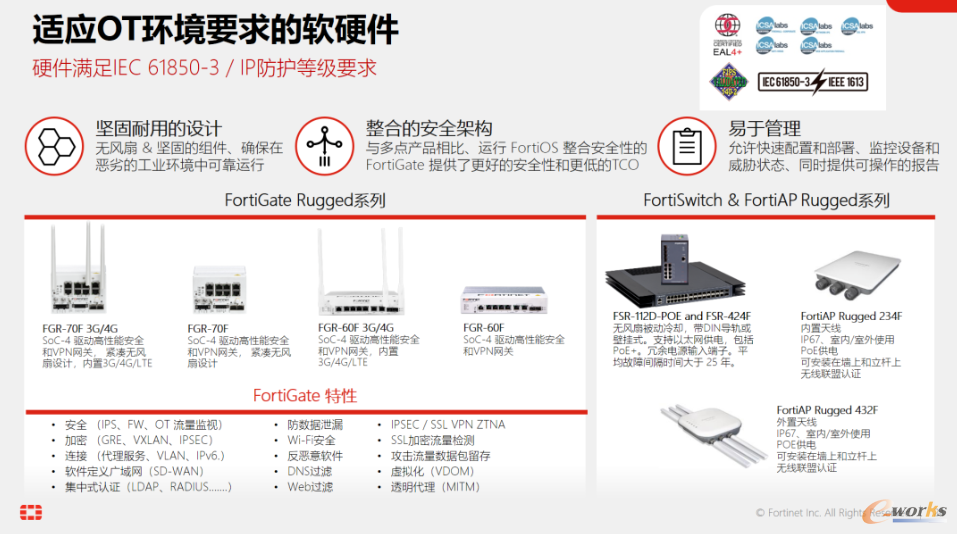 fortinet发布面向全新ot环境的专用软硬件系列产品